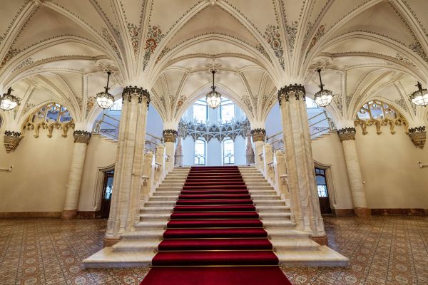 A Belügyminisztérium Szentháromság téri épületének belső tere