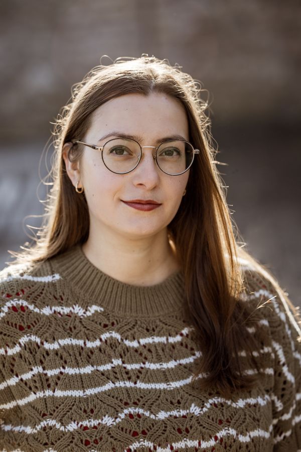 Kép Johanna Vojcsik sétavezetőről'